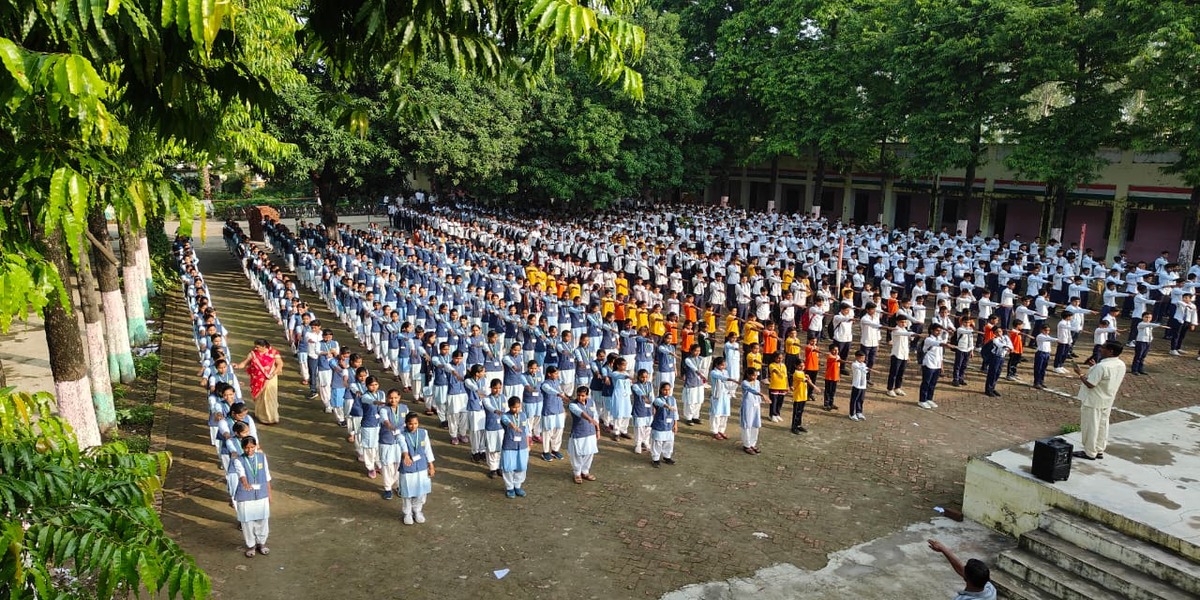 Classmates Studying in Library